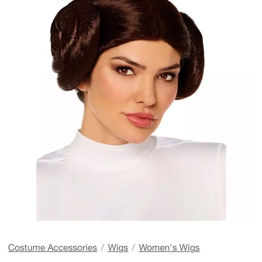 Princess Leia Star Wars Women's Brown Wig